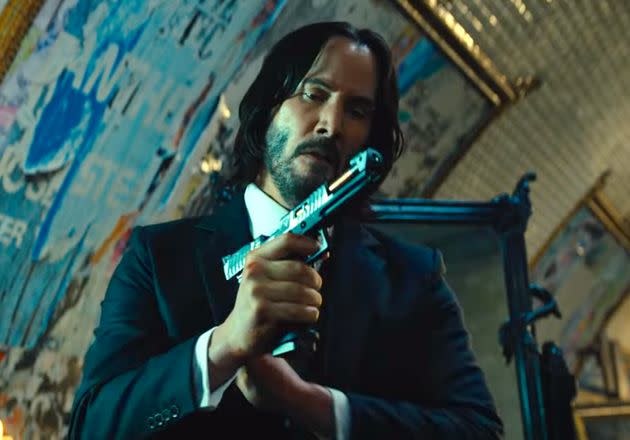 Keanu Reeves reprises his role as the elite killing machine in 