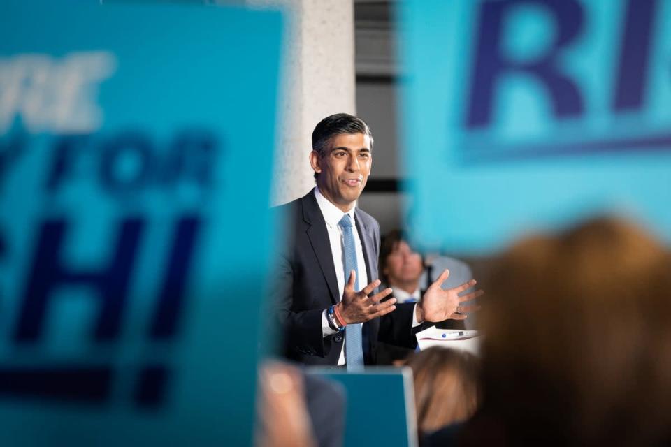 Rishi Sunak has topped every round of voting (Stefan Rousseau/PA) (PA Wire)