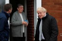 Britain's Prime Minister Boris Johnson campaign trail stop in Mansfield