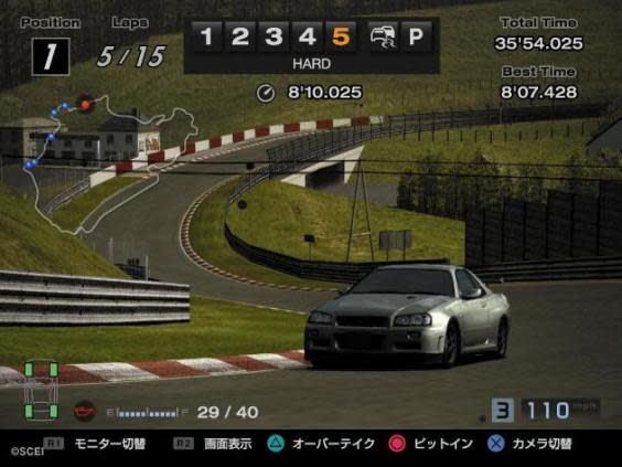 Laps ahead: Gran Turismo 4 featured a staggering variety of cars and race tracks (Sony Computer Entertainment)