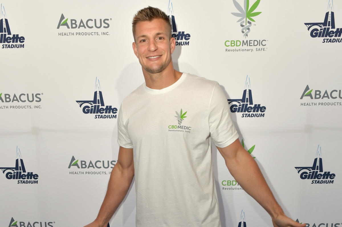 Patriots: In motocross gear, Rob Gronkowski remains vague about future plans