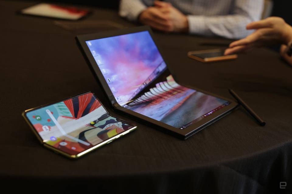 Lenovo ThinkPad X1 foldable concept PC

Chris Velazco / Engadget