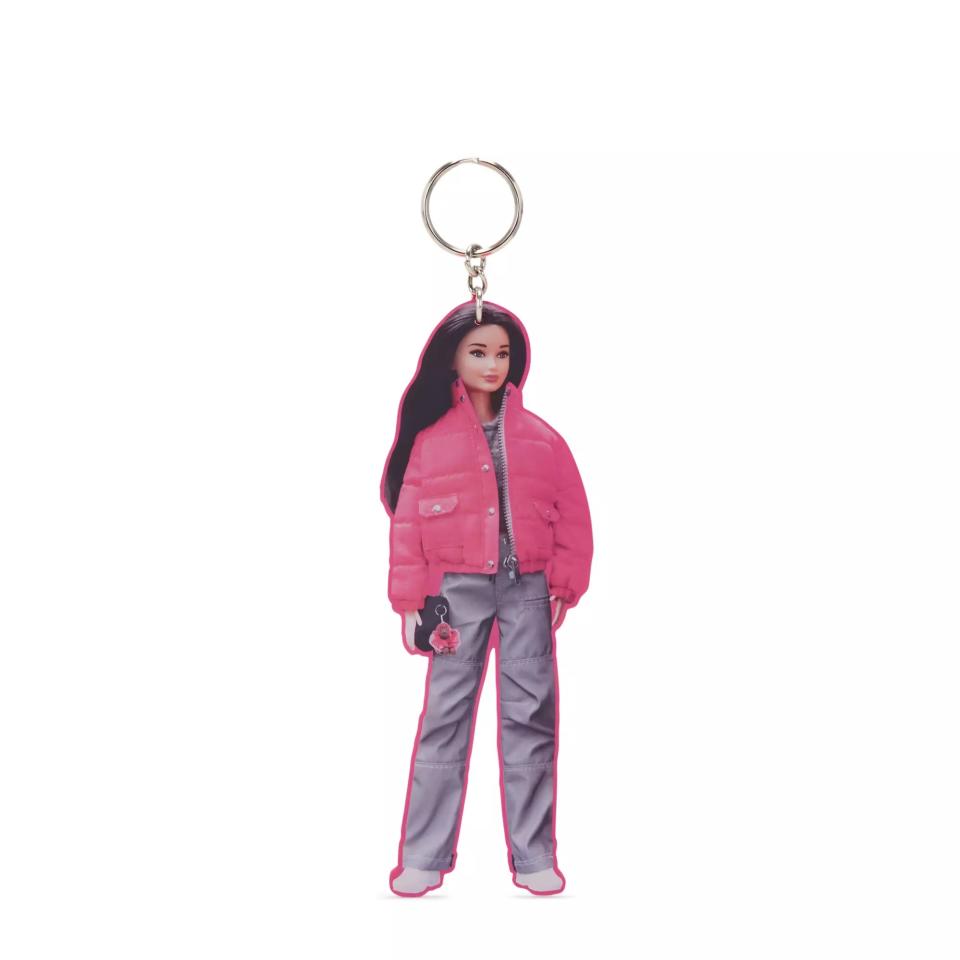 barbie-shaped keychain