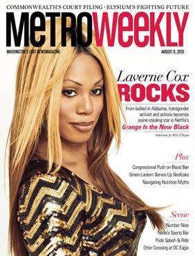 Metro Weekly, August 2013