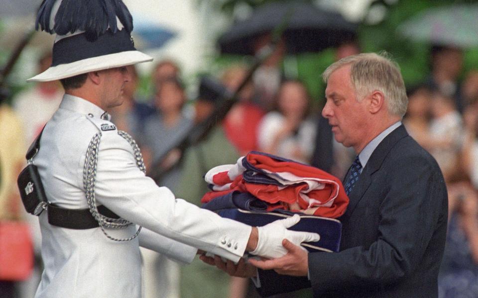 Chris Patten went on to become the last Governor of Hong Kong - AFP