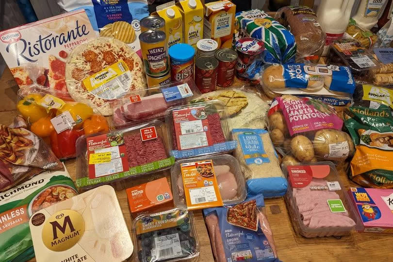 My full Asda shop