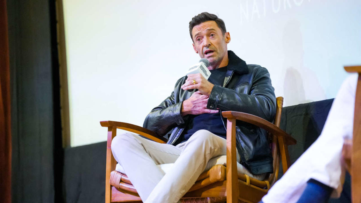 Hugh Jackman lors du 30e Festival international du film des Hamptons le 09 octobre 2022.