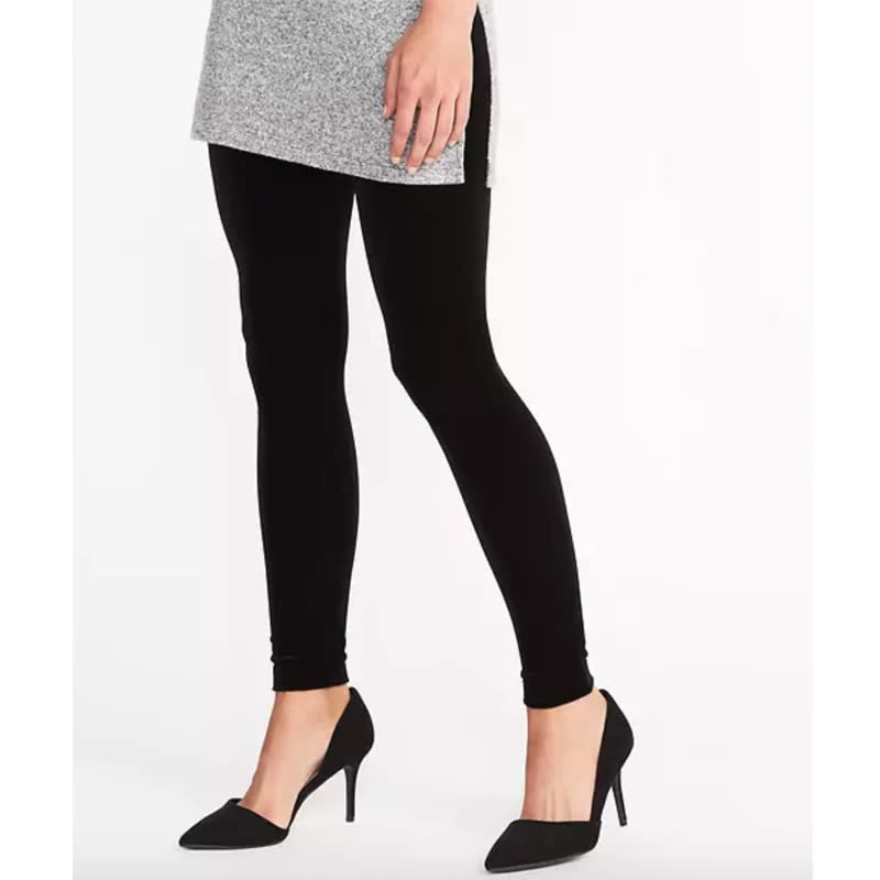 <a rel="nofollow noopener" href="http://rstyle.me/n/cupdfxchdw" target="_blank" data-ylk="slk:Velvet Leggings, Old Navy, $20A velvet pair is a luxe and substantial alternative to fleece-lined cotton.;elm:context_link;itc:0;sec:content-canvas" class="link ">Velvet Leggings, Old Navy, $20<p>A velvet pair is a luxe and substantial alternative to fleece-lined cotton.</p> </a>