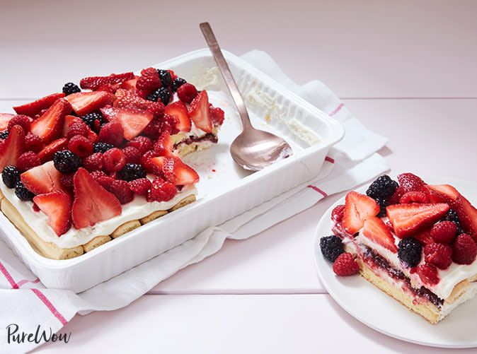 No-Bake Berry Tiramisu