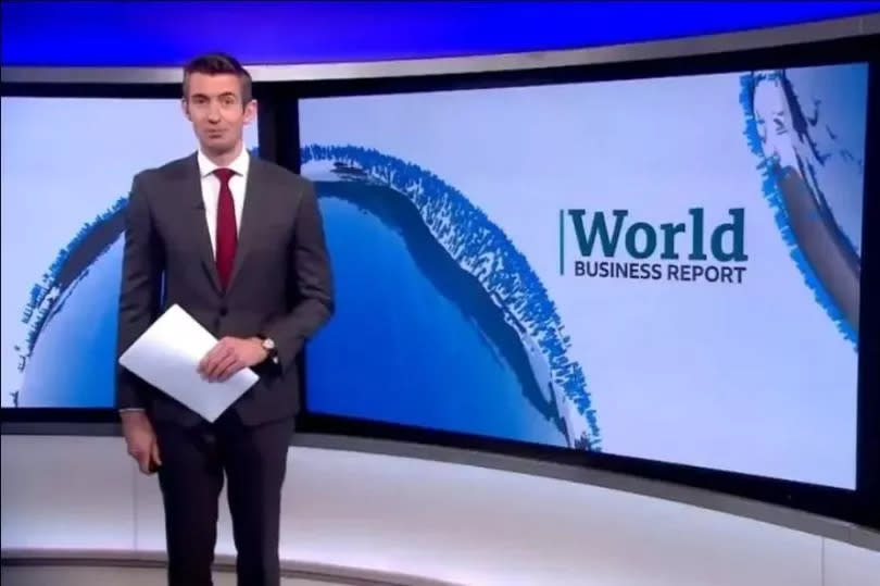 World Business Report presenter Ben Thompson