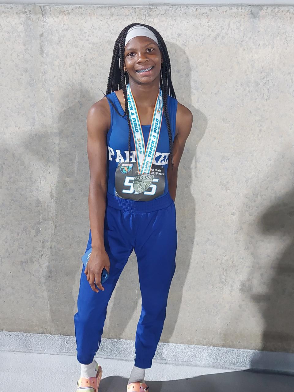 Jamaria Richardson, Pahokee girls track and field