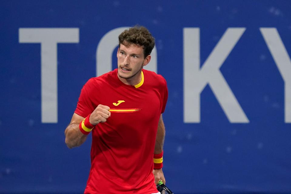 Pablo Carreno Busta leaves Tokyo with a well deserved bronze medal (Patrick Semansky/AP) (AP)