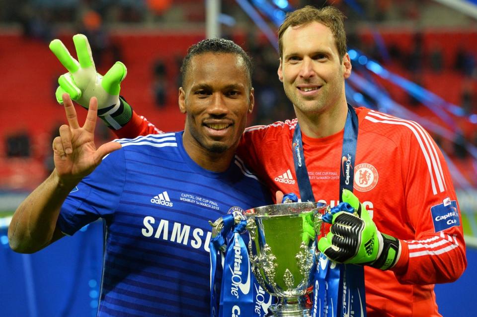 Young grew up a Chelsea supporter and idolised Ivorian icon Didier Drogba (AFP via Getty Images)