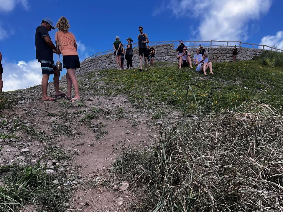 A hill in Maui, Hawaii.