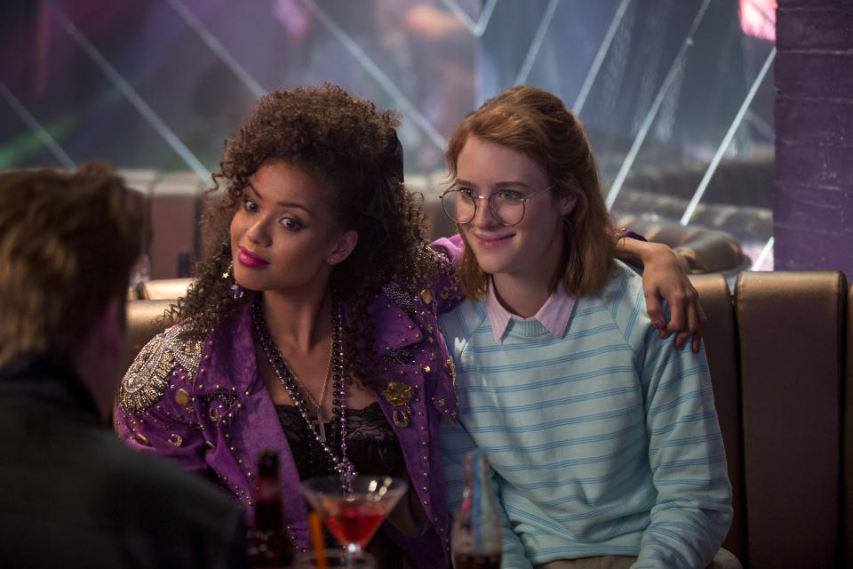 Gugu Mbatha-Raw, left, and Mackenzie Davis in <i>Black Mirror</i> season 3<span class="copyright">Laurie Sparham—Netflix</span>