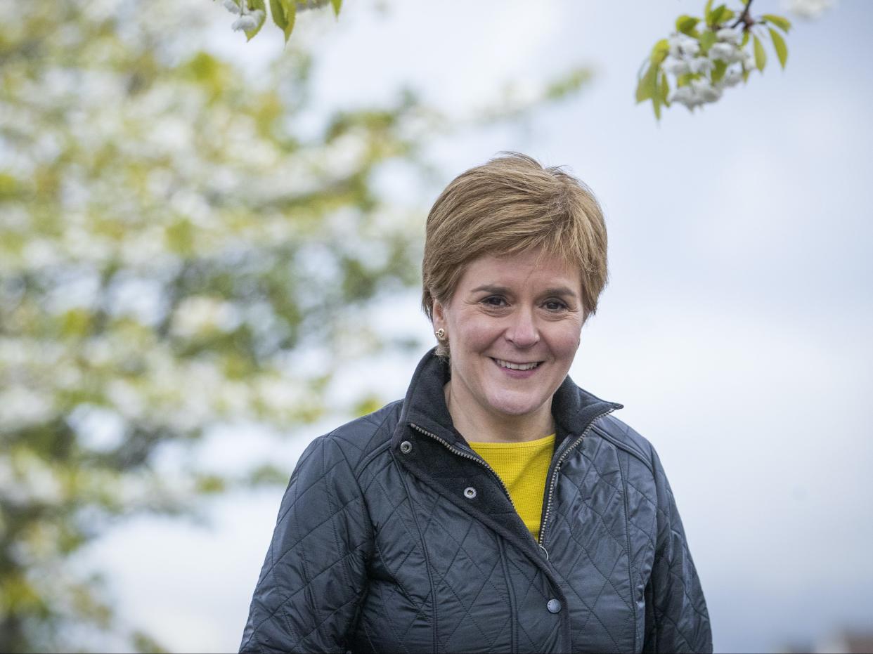 <p>Ms Sturgeon has sounded increasingly cautious over recent days</p> (PA)