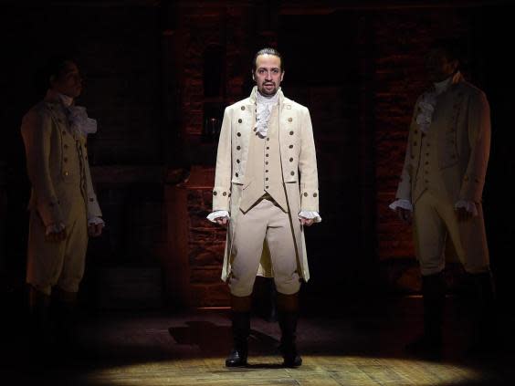 Miranda plays US founding father Alexander Hamilton (Getty)