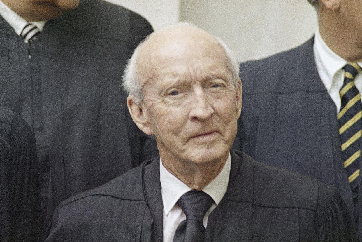 Supreme Court Justice Hugo L. Black, poses for a photo on Oct. 9, 1970.