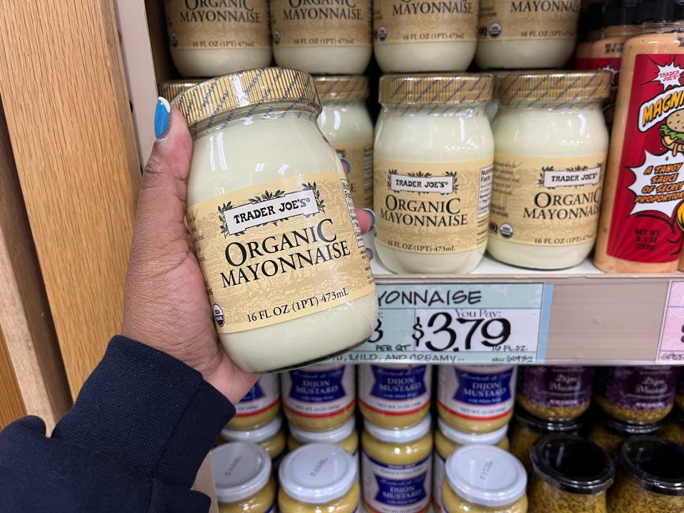 Jar of mayo at Trader Joe's 