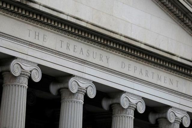 The United States Department of the Treasury is seen in Washington, D.C., U.S., August 30, 2020.