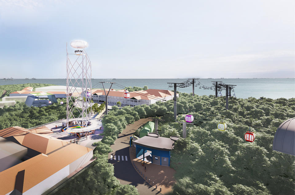 SkyHelix, which is Singapore’s highest open-air panoramic ride, offers a 360° view of Sentosa and its environs. (Image: Mount Faber Leisure Group))