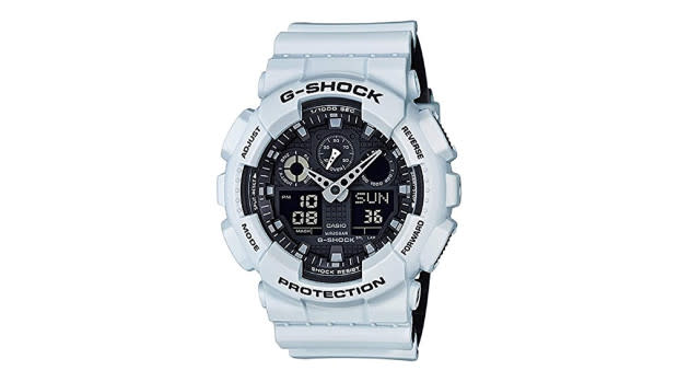 <p><a href="https://www.amazon.com/Casio-Shock-G-Shock-Quartz-Resin/dp/B01GR7MHI2?th=1&linkCode=ll1&tag=mensjournal04-20&linkId=0bf9231cfefad8b274193ef28694e994&language=en_US&ref_=as_li_ss_tl" rel="nofollow noopener" target="_blank" data-ylk="slk:Amazon;elm:context_link;itc:0;sec:content-canvas" class="link ">Amazon</a></p>