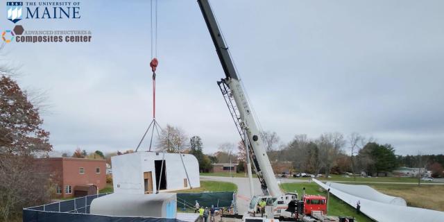 University of Maine Built 3D-Printed Tiny Home Made of Recyclable  Materials: Photos