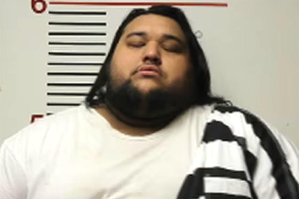 <p>Anderson County Jail</p> Christian Martinez mugshot, Texas man who plead guilty to people smuggling in San Antonio tractor-trailer tragedy that killed 53 migrants.