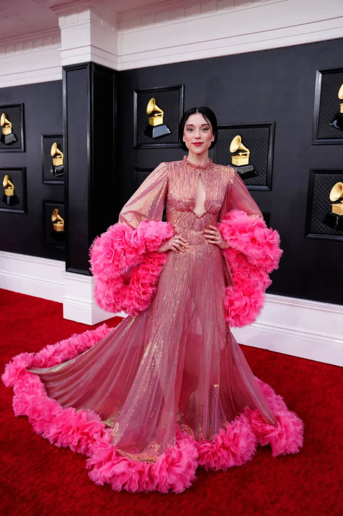 St. Vincent attends the 2022 Grammy Awards.