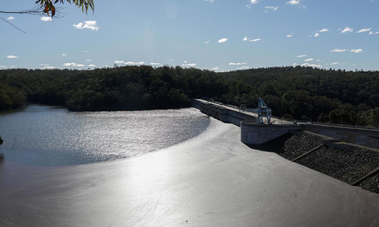 <span>Warragamba Dam creates Lake Burragorang, the primary reservoir for water supply for Sydney.</span><span>Photograph: Carly Earl/The Guardian</span>