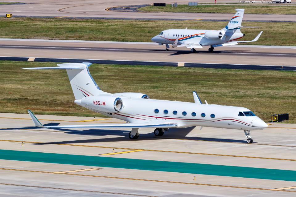 Private jets at Dallas Love Field in 2022.