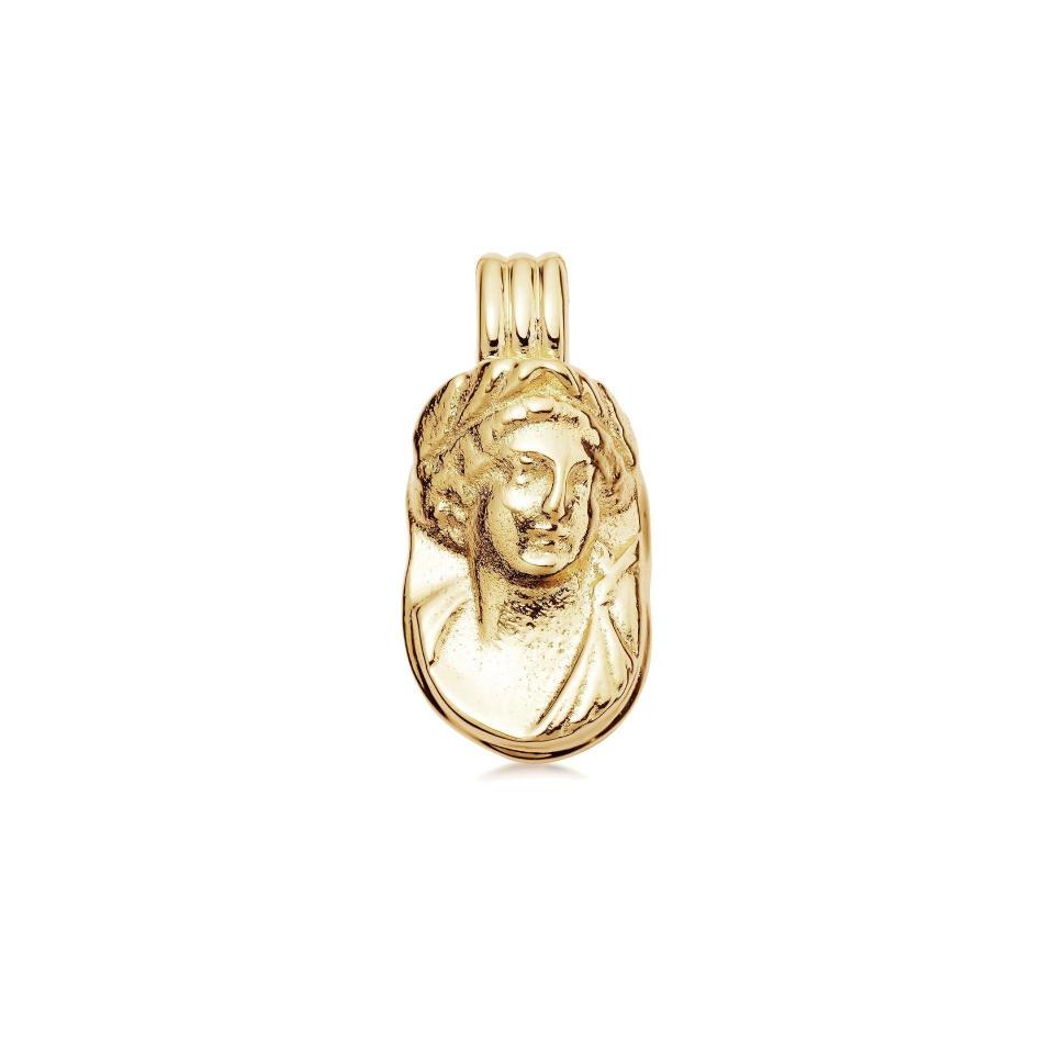 11) Lucy Williams Gold Large Cameo Pendant