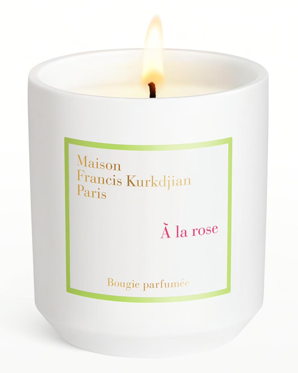 Maison Francis Kurkdjian Paris À la Rose Candle - Credit: Courtesy