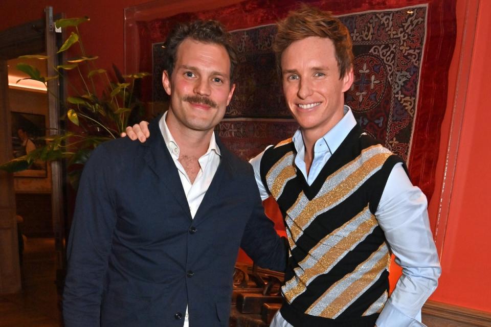 Jamie Dornan Hosts A Special Screening Of 'The Good Nurse' With Eddie Redmayne: Jamie Dornan and Eddie Redmayne (Dave Benett)