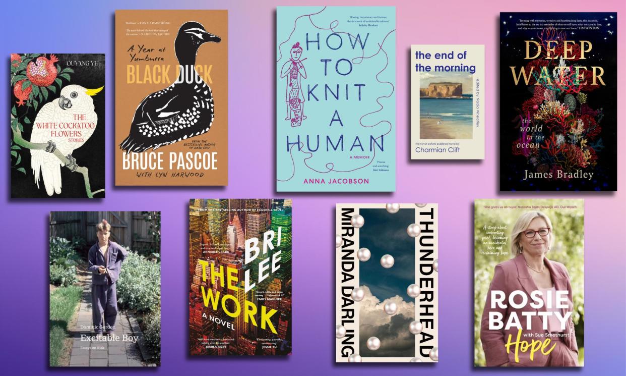 <span>This month’s picks include memoirs, a debut novel, a collection of short stories and a coming-of-age novella started in 1969. </span><span>Composite: Guardian Australia</span>