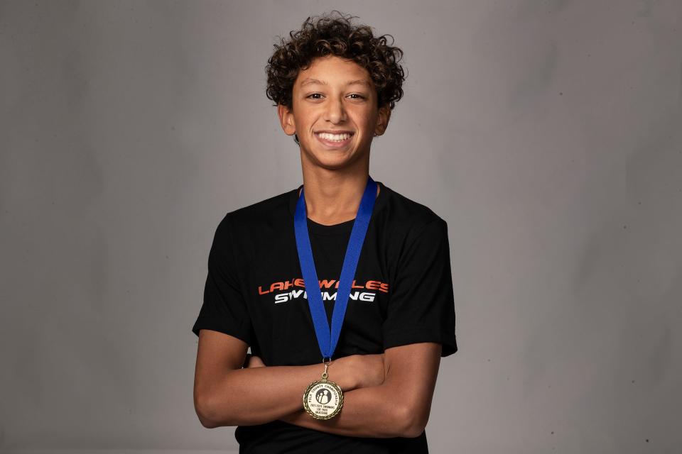 All County Swimming - Lake Wales High School - Marcos Cabrera in Lakeland Fl.. Tuesday December 5,2023.
Ernst Peters/The Ledger