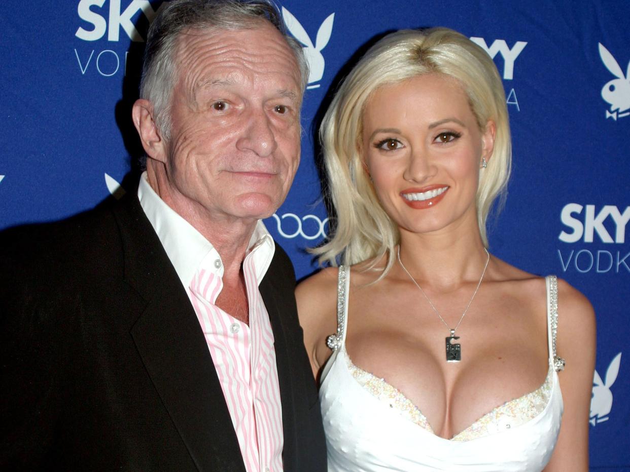 Hugh Hefner and Holly Madison in 2006.