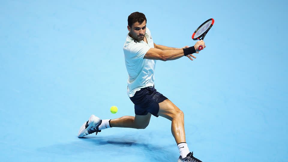 Dimitrov is yet to taste defeat at the ATP Finals. Pic: Getty