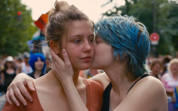 Léa Seydoux and Adèle Exarchopoulos in "Blue is the Warmest Colour"<p>Wild Bunch</p>