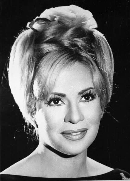 Egyptian movie star Hind Rostom. Rostom, who starred in some 80 films and was nicknamed Marlin Monroe of the east - November 11, 1929 August 8, 2011. (Photo by /AFP/Getty Images)