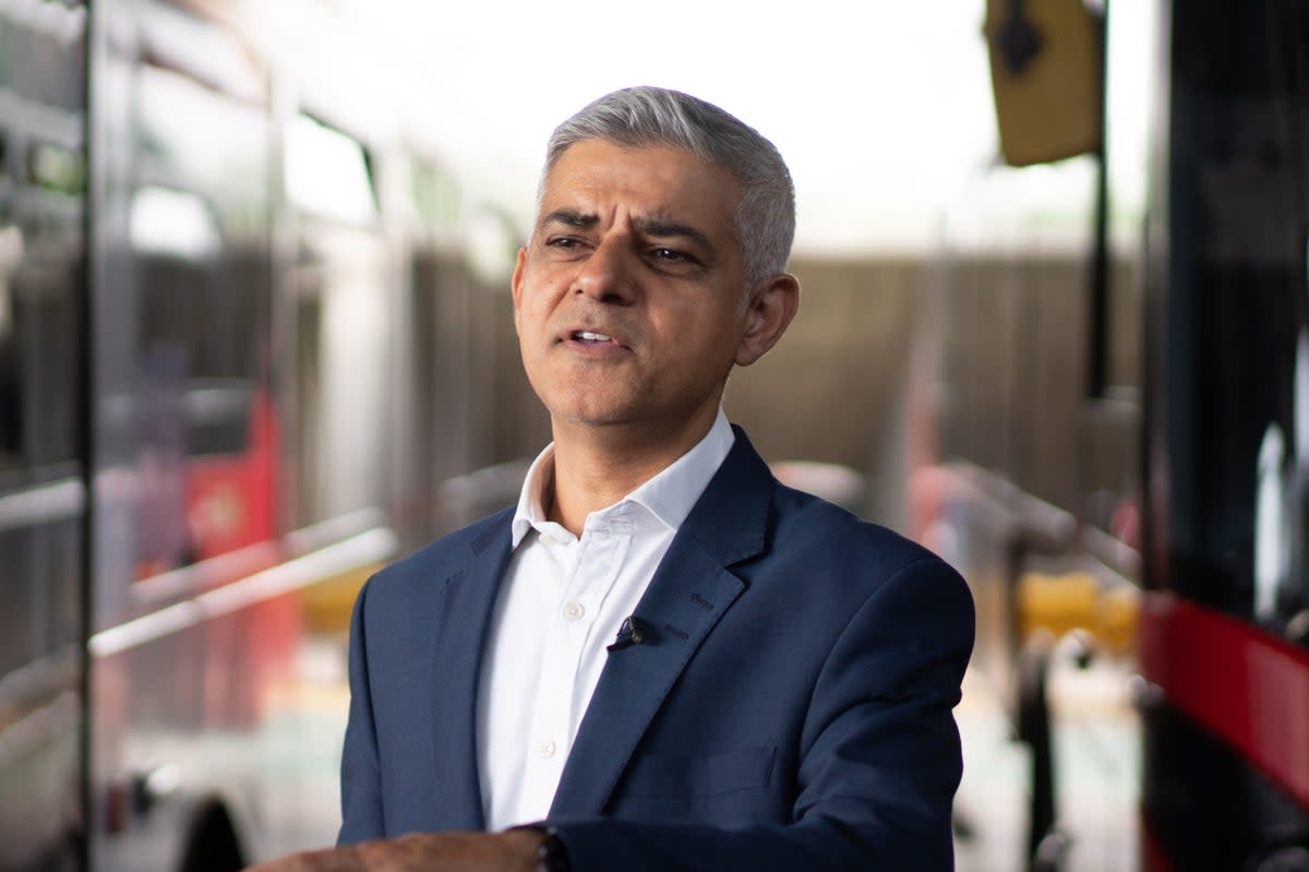 Sadiq Khan is wary of rising Islamophobic crime in London  (PA)