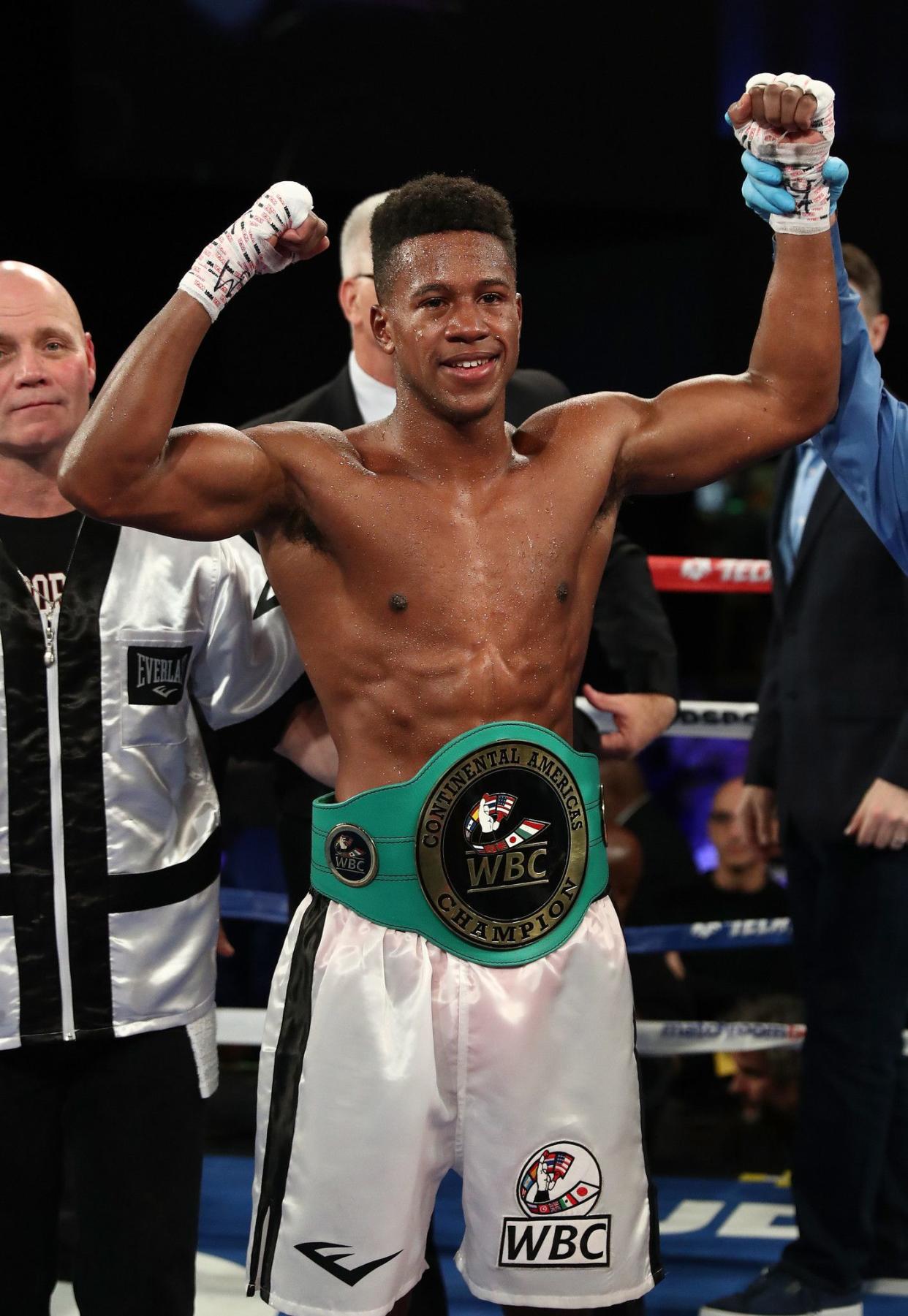 Patrick Day, a boxer and Golden Gloves winner in 2012, died on Oct. 16, 2019, from a traumatic brain injury he suffered in his super welterweight fight with Charles Conwell on October 12, in Chicago, according to a statement from promoter Lou DiBella. He was 27. DiBella also said in the statement, "He was a son, brother, and good friend to many. Pat’s kindness, positivity, and generosity of spirit made a lasting impression with everyone he met. Patrick Day didn’t need to box. He came from a good family, he was smart, educated, had good values and had other avenues available to him to earn a living. He chose to box, knowing the inherent risks that every fighter faces when he or she walks into a boxing ring. Boxing is what Pat loved to do. It’s how he inspired people and it was something that made him feel alive." Here, Day celebrates his decision win against Elvin Ayala during their junior middleweight fight on Oct. 27, 2018, at Madison Square Garden in New York.