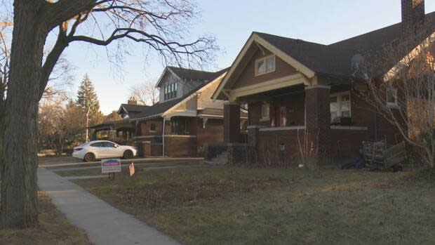 Student rental housing abounds near the University of Windsor. (Dale Molnar/CBC - image credit)