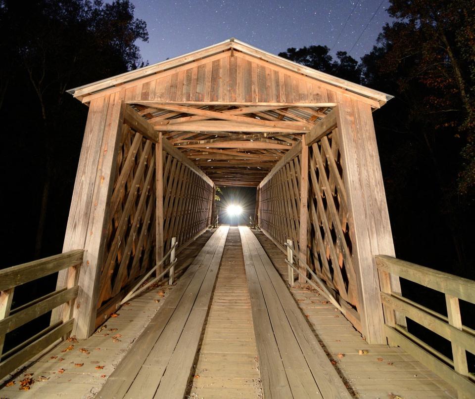 wooden bridge