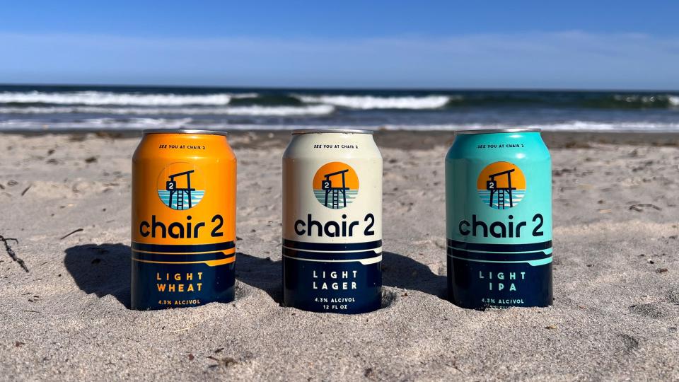 Chair 2 Light Wheat, Light Lager and Light IPA. Chair 2 is  an award-winning brand by Rhode Island’s Sons of Liberty Beer & Spirits Co.