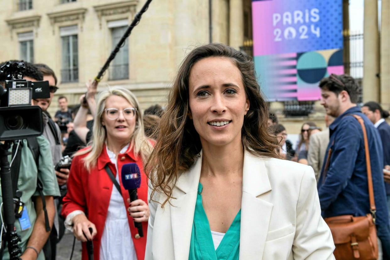 Clémence Guetté a été élue députée pour le Nouveau Front populaire dans le Val-de-Marne.  - Credit:ISA HARSIN / SIPA