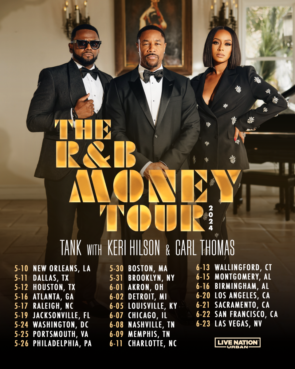 Tank R&B Money tour with Carl Thomas Keri Hilson