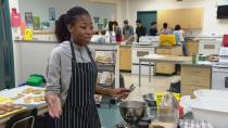 M.E. LaZerte High School students whip up 3,000 cookies for women in need