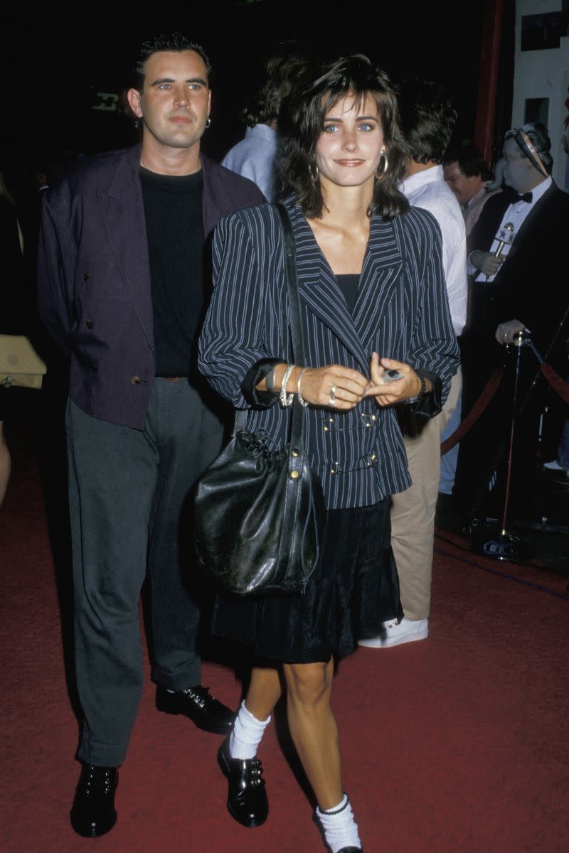 9. Courtney Cox at the Big Top Pee-wee premiere, 1988