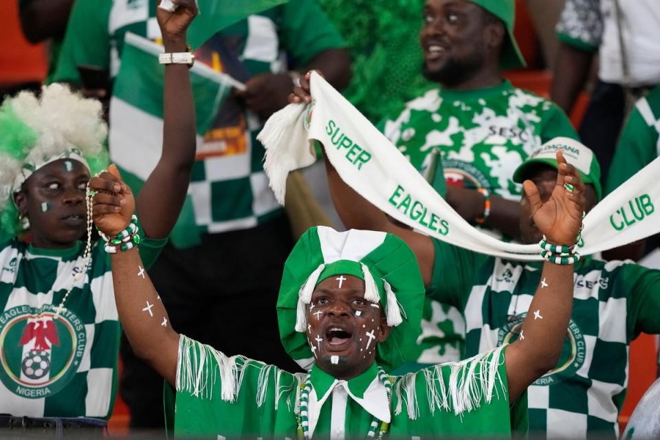 This is just the second time in a decade that Nigeria have reached the final four (AP)